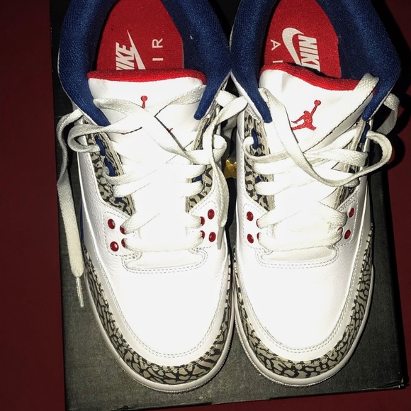 Jordan 3 Retro OG BG "True Blue 2016 Release" - Picture 2 of 4